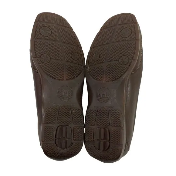 Mephisto Cool Air‎ Loafers Men's 10.5 US Brown Leather Slip On Dress Shoes *Read