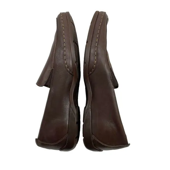 Mephisto Cool Air‎ Loafers Men's 10.5 US Brown Leather Slip On Dress Shoes *Read