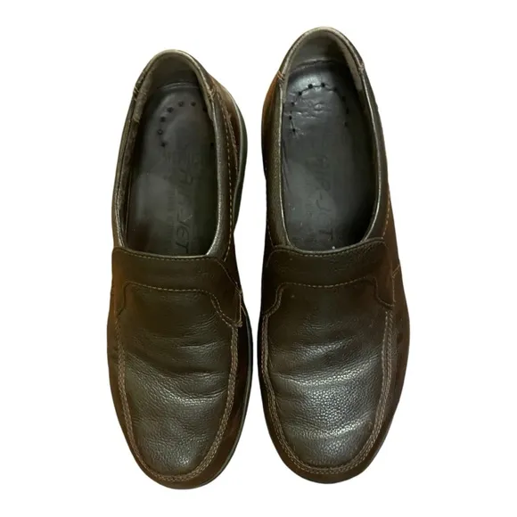 Mephisto Mens Mallory Loafer Brown Leather Slip On Size 11