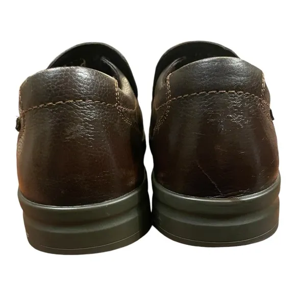 Mephisto Mens Mallory Loafer Brown Leather Slip On Size 11