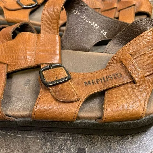 Mephisto Sam sandals mens 46 / US 12 buckle fisherman closed toe sandals gorpcor