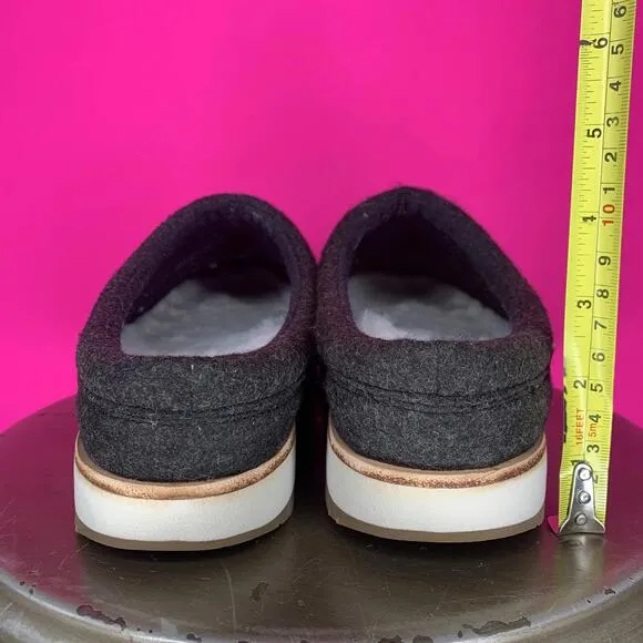 Merrell Juno Black Wool Slip-On Clog