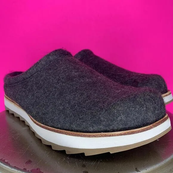 Merrell Juno Black Wool Slip-On Clog