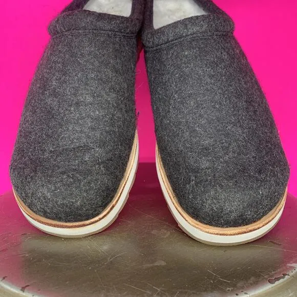 Merrell Juno Black Wool Slip-On Clog
