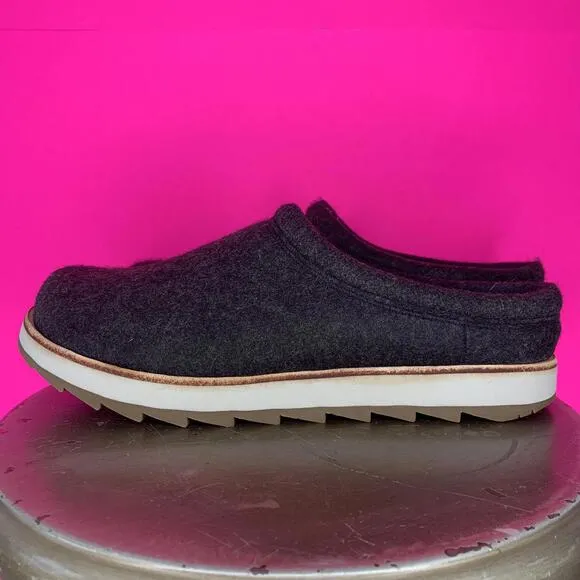Merrell Juno Black Wool Slip-On Clog