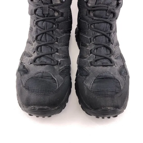 Merrell Moab 2 Black Leather Waterproof 8&quot; Tactical Boots 11.5