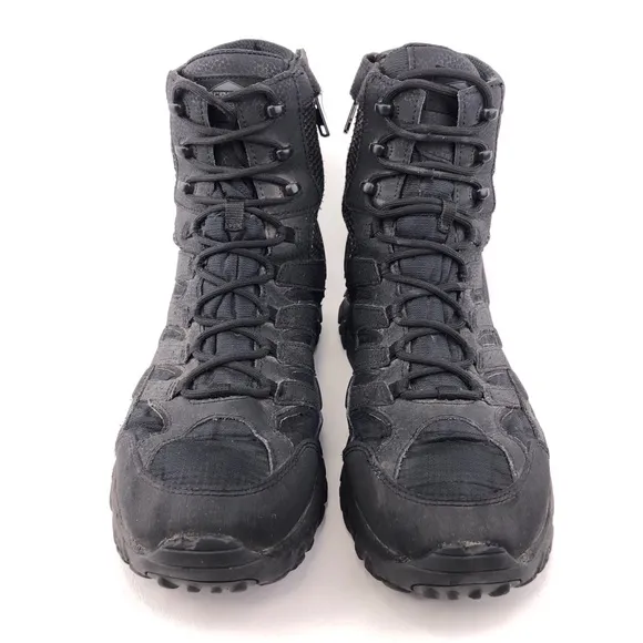 Merrell Moab 2 Black Leather Waterproof 8&quot; Tactical Boots 11.5