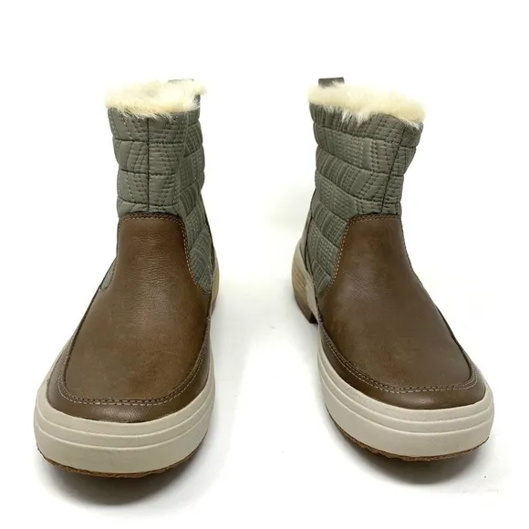 Merrell Women's Haven Bluff Polar Fur Trimmed Waterproof Boots Brindle