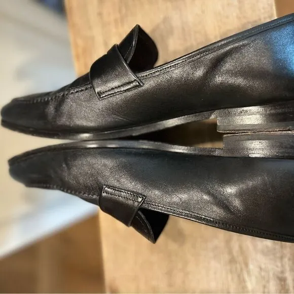 Mezlan Carlso calfskin Mens Leather Slip On Penny Loafers Shoes Sz 10.5M Spain
