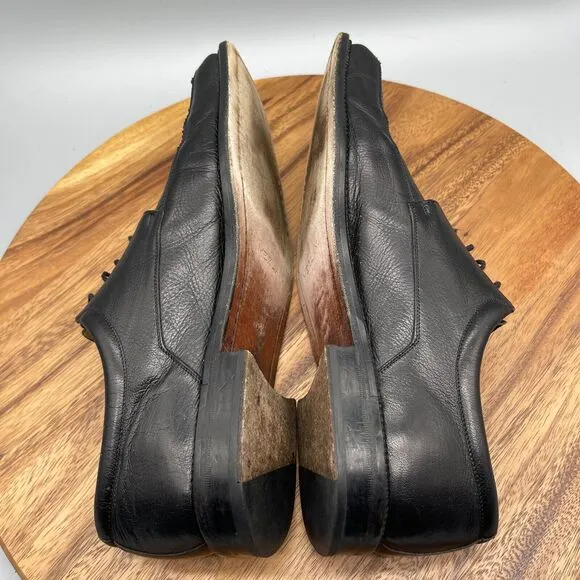 Mezlan Shoes Mens Size 10.5 M Black Oxford Leather Dress Comfort