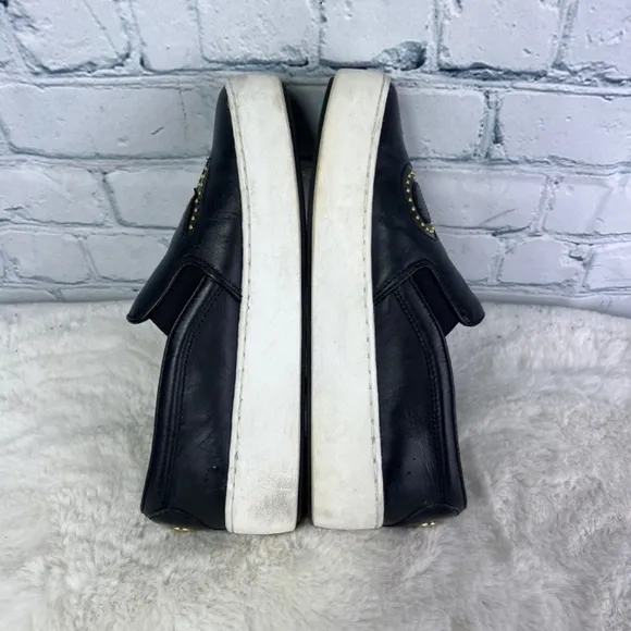 |•MICHAEL KORS•| A-dorable 'LOVE' Gold Studded Slip-On Shoes &amp; Crossbody Bag