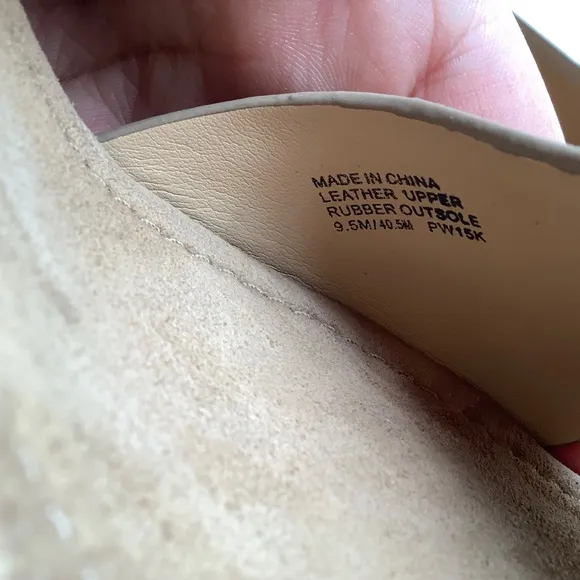 Michael Kors Hayden Open Toe Suede Platform Sandals Desert SZ 9.5