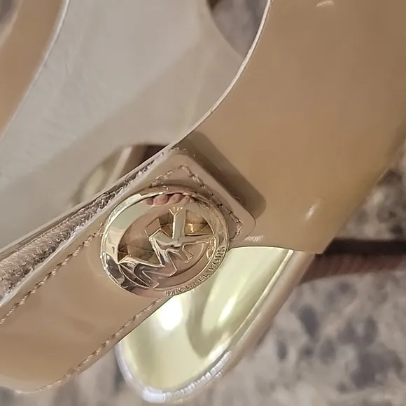 Michael Kors Open Toe Joselle Nude Sandals 10M