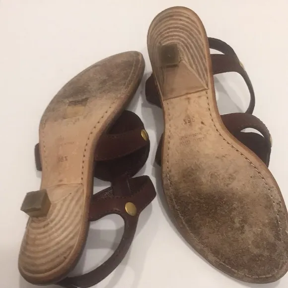 Miu Miu Leather Sandals
