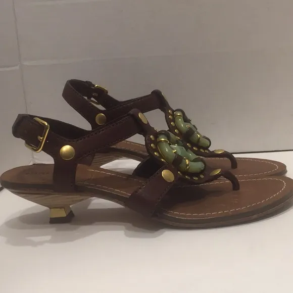 Miu Miu Leather Sandals