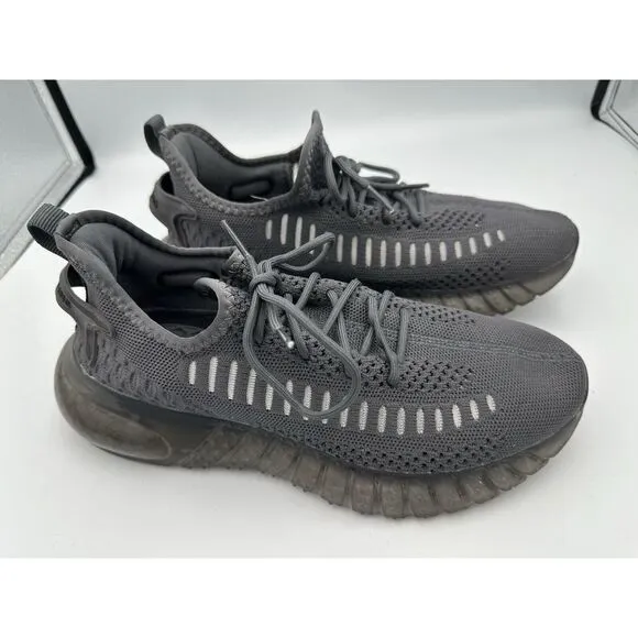 MOERDENG Breathable Fashion Running Walking Shoes Men's 8(41) EUC Gray