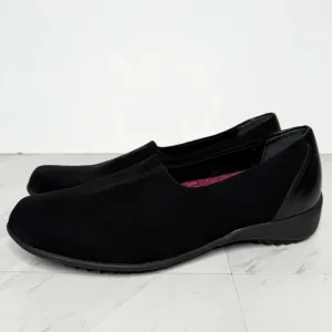 Munro Traveler Black Slip On Shoe 8 1/2 W