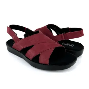 Munro Women's Micah Suede Open Toe Slingback Sandals Red Size 9.5