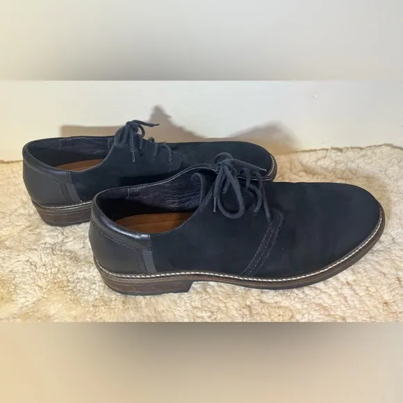 Naot Chief Coal Nubuck/Black Raven/Onyx Oxford Shoes Men Sz 45/US Sz 12