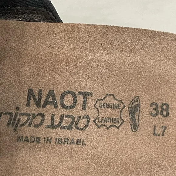 NAOT Crown Wedge Sandals Size 7