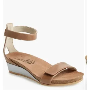 Naot Mermaid Cork Wedge Strappy Shoes Sandals