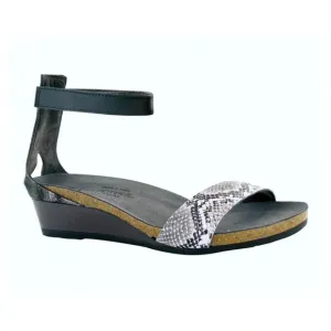 Naot Pixie Cobra Luster Wedge Sandals