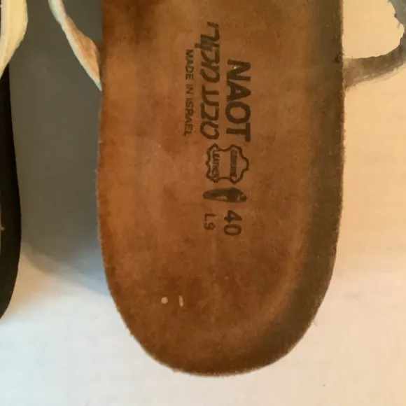 NAOT Sandals White Size 9