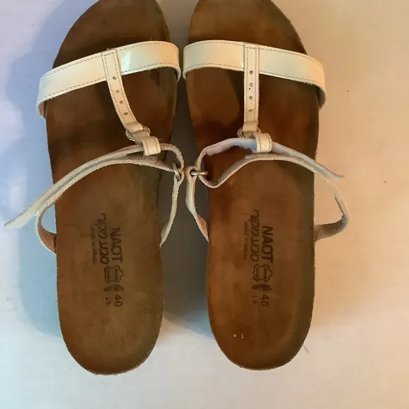 NAOT Sandals White Size 9