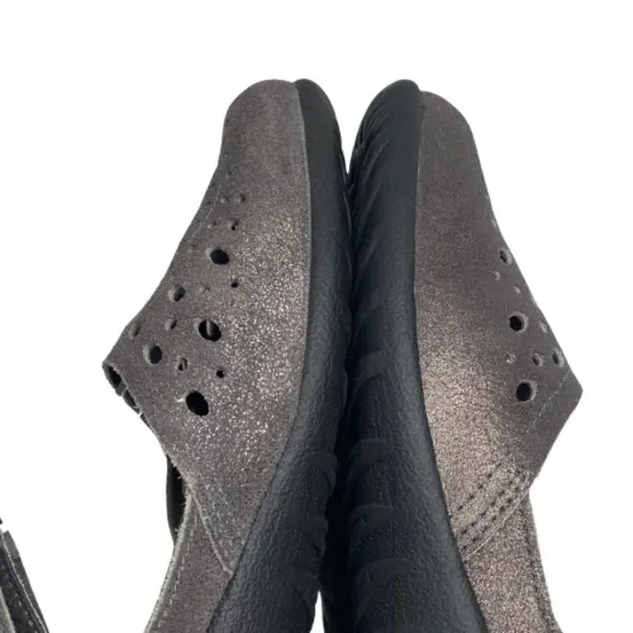 Naot Womens Arataki Leather Mary Jane Slingback Closed Toe Shoes Size 41 Gray