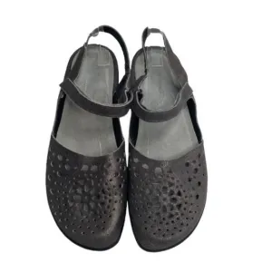Naot Womens Arataki Leather Mary Jane Slingback Closed Toe Shoes Size 41 Gray