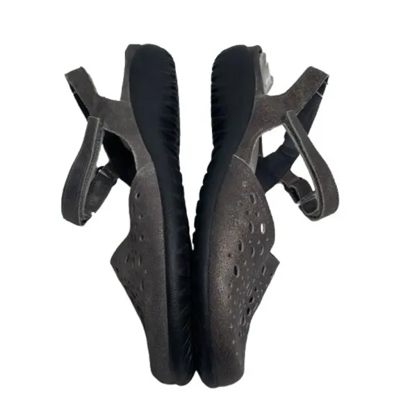 Naot Womens Arataki Leather Mary Jane Slingback Closed Toe Shoes Size 41 Gray