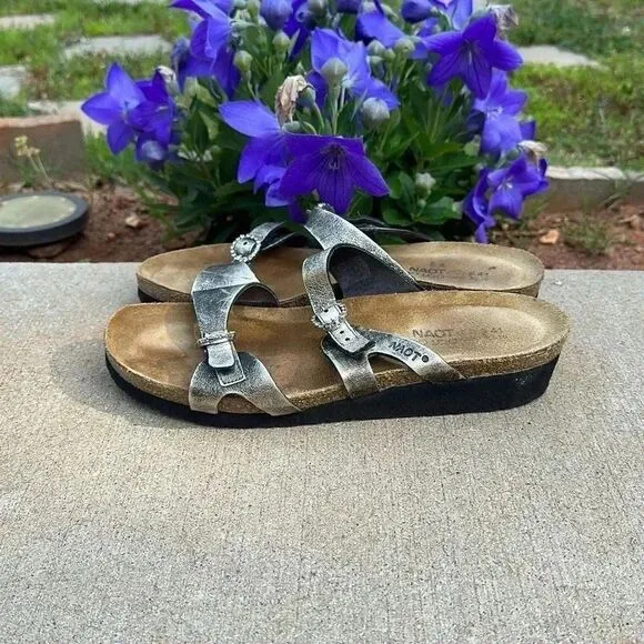 Naot Kate Rhinestone Crystal Buckle Sandals