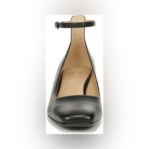 NATURALIZER KARINA ANKLE STRAP LEATHER HEELED MARY JANE SANDAL SIZE 9