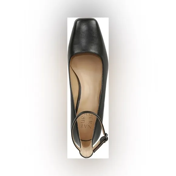 NATURALIZER KARINA ANKLE STRAP LEATHER HEELED MARY JANE SANDAL SIZE 9