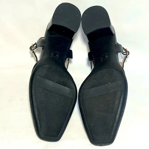 Naturalizer Women's Wave Block Heel Shoes Black 9.5M