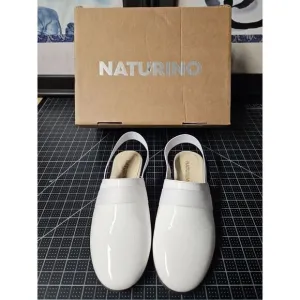 Naturino Girl's Evry  White closed toe sandals EU 30 (US‎ 12-12.5 Little Kid) M