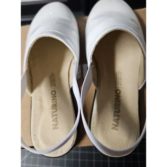 Naturino Girl's Evry  White closed toe sandals EU 30 (US‎ 12-12.5 Little Kid) M