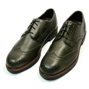 Neil M Conway Wingtip Oxford Shoes Worn Saddle Men's Size 9.5 D Black 101506 NEW