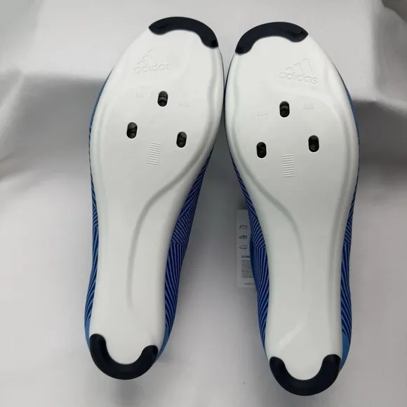 New Adidas The Road Cycling Shoes Men Size 12 Women's Size 13 GY6829 Blue
