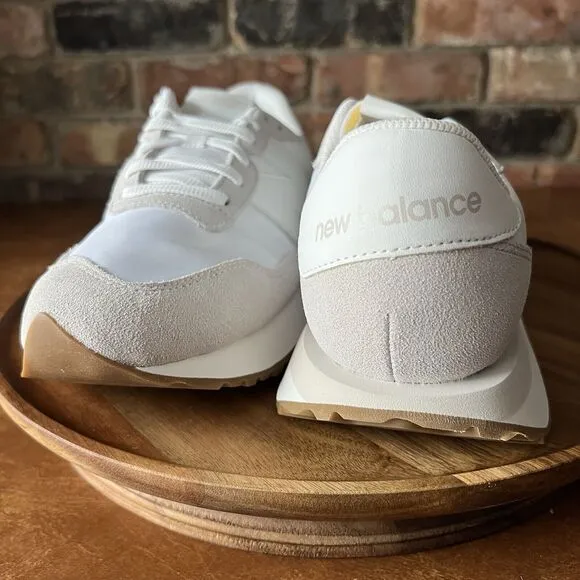New Balance 237 Suede Cream Sneaker Shoes Nimbus Cloud White Womens 11.5 Mens 10