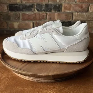 New Balance 237 Suede Cream Sneaker Shoes Nimbus Cloud White Womens 11.5 Mens 10