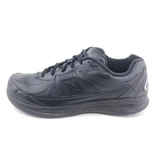 New Balance 577 Black Leather Walking Shoes 9.5 EE Wide