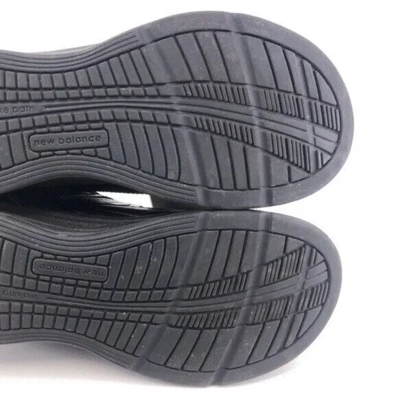 New Balance 577 Black Leather Walking Shoes 9.5 EE Wide