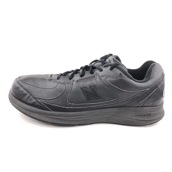 New Balance 577 Walker Black Leather Walking Shoes 13 B