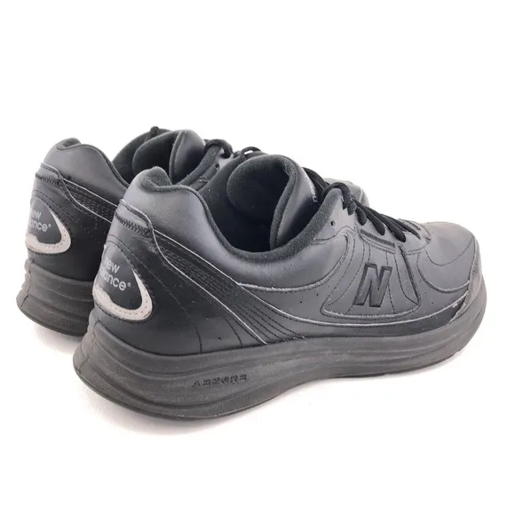 New Balance 577 Walker Black Leather Walking Shoes 13 B