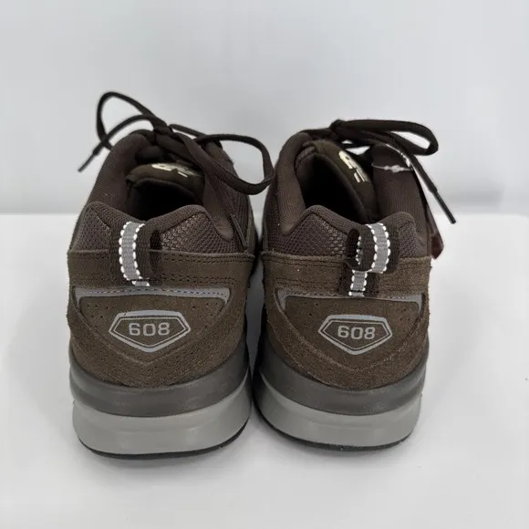 New Balance 608V5 Mens Size 12 M Athletic Comfort Shoes Brown Suede MX608UBS NEW