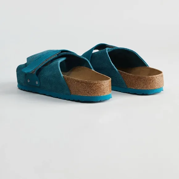NEW Birkenstock Kyoto Sandal in Deep Turquoise size 43 Men’s 10