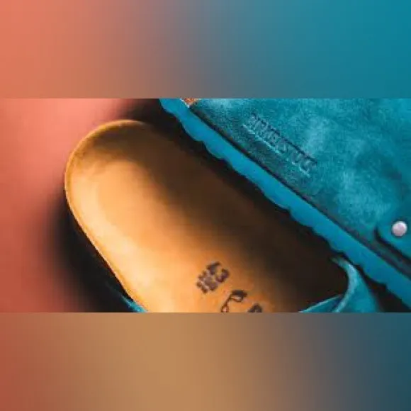NEW Birkenstock Kyoto Sandal in Deep Turquoise size 43 Men’s 10