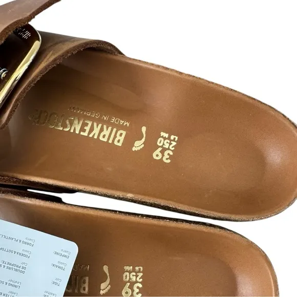 New! Birkenstock Madrid Big Buckle - Oiled Leather Sandals