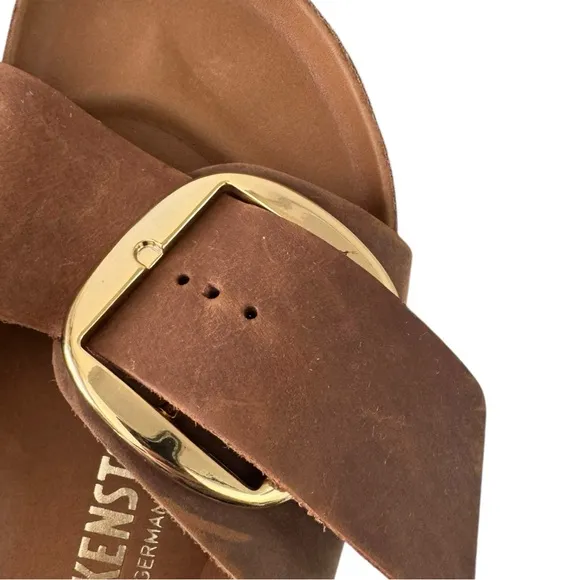 New! Birkenstock Madrid Big Buckle - Oiled Leather Sandals